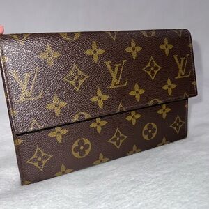 Louis Vuitton Monogram Brown Fold Wallet
